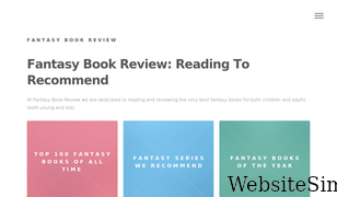 fantasybookreview.co.uk Screenshot