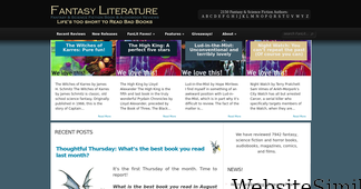 fantasyliterature.com Screenshot