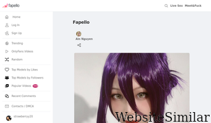 fapello.com Screenshot