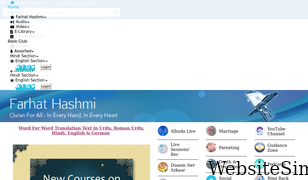 farhathashmi.com Screenshot