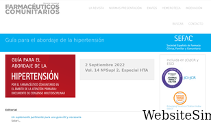farmaceuticoscomunitarios.org Screenshot