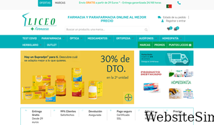 farmacialiceo.com Screenshot