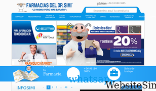 farmaciasdoctorsimi.cl Screenshot