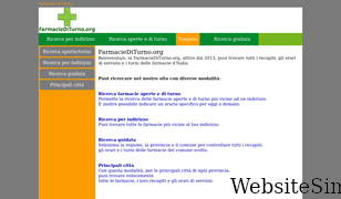 farmaciediturno.org Screenshot