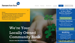 farmersstatebank.com Screenshot