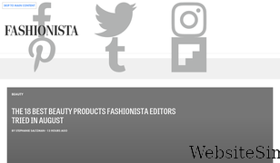 fashionista.com Screenshot