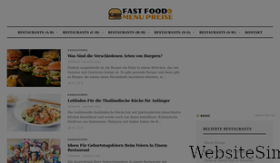 fastfoodmenupreise.de Screenshot