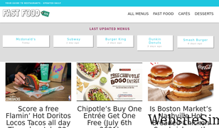 fastfoodprice.com Screenshot