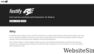 fastify.io Screenshot