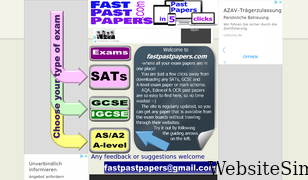 fastpastpapers.com Screenshot