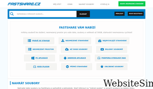 fastshare.cz Screenshot