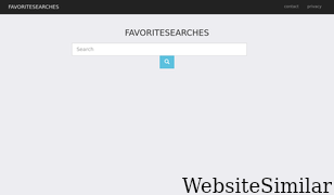 favoritesearches.com Screenshot