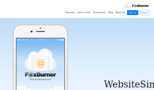 faxburner.com Screenshot