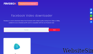 fbvideox.com Screenshot