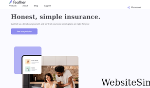 feather-insurance.com Screenshot