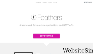feathersjs.com Screenshot
