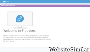 fedoraproject.org Screenshot
