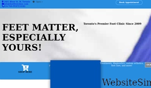 feetfirstclinic.com Screenshot