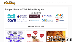 felineliving.net Screenshot