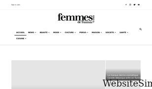 femmesdetunisie.com Screenshot