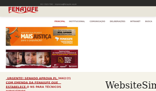fenajufe.org.br Screenshot