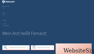 fernarzt.com Screenshot