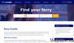 ferrycroatia.com Screenshot