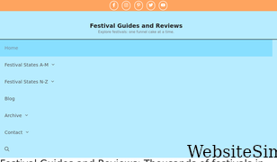 festivalguidesandreviews.com Screenshot