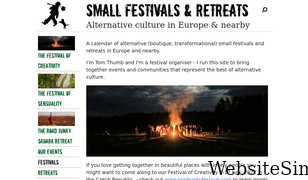 festivalsandretreats.com Screenshot