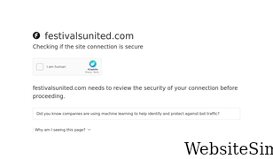 festivalsunited.com Screenshot