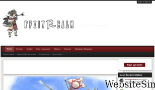 ffxivrealm.com Screenshot