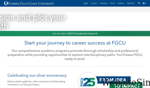 fgcu.edu Screenshot