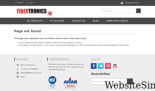 fibertronics.com Screenshot