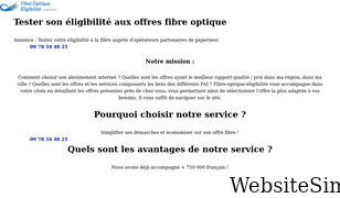 fibre-optique-eligibilite.fr Screenshot