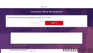 fibrecompare.com Screenshot