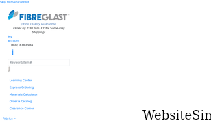 fibreglast.com Screenshot
