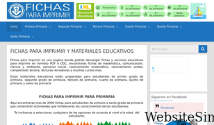 fichasparaimprimir.com Screenshot