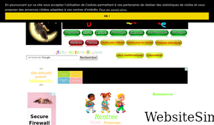 fiche-maternelle.com Screenshot