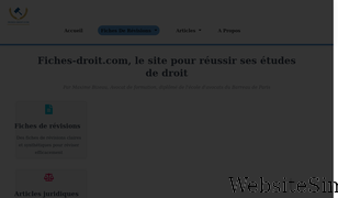 fiches-droit.com Screenshot