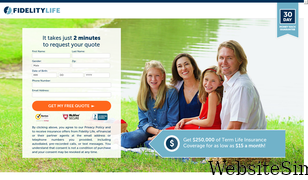fidelitylifeinsurance.com Screenshot