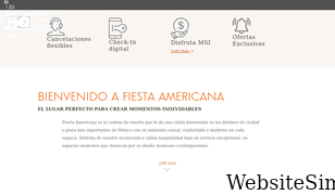 fiestamericana.com Screenshot