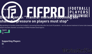 fifpro.org Screenshot