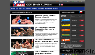 fightlive.cz Screenshot
