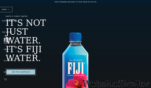 fijiwater.com Screenshot