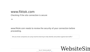 fiktok.com Screenshot