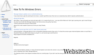 fileerrors.com Screenshot