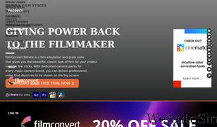 filmconvert.com Screenshot