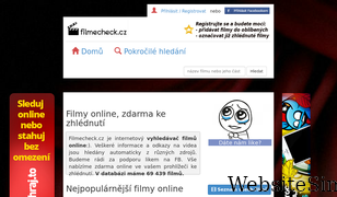 filmecheck.cz Screenshot