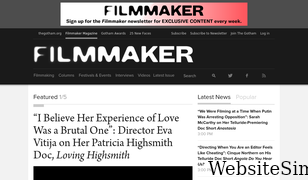 filmmakermagazine.com Screenshot
