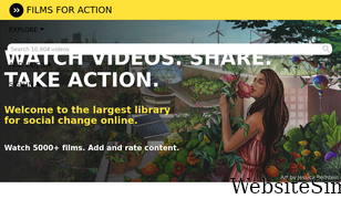 filmsforaction.org Screenshot